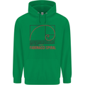 Fibonacci Spiral Mathematics Maths Science Childrens Kids Hoodie Irish Green