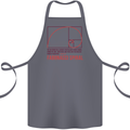Fibonacci Spiral Mathematics Maths Science Cotton Apron 100% Organic Steel