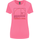Fibonacci Spiral Mathematics Maths Science Womens Wider Cut T-Shirt Azalea