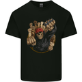 Fighting Spirit Revolution Anarchy Protest Mens Cotton T-Shirt Tee Top Black