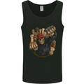 Fighting Spirit Revolution Anarchy Protest Mens Vest Tank Top Black