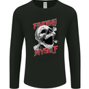 Finding Myself Skull Mens Long Sleeve T-Shirt Black