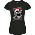 Finding Myself Skull Womens Petite Cut T-Shirt Black