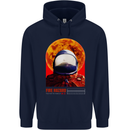 Fire Hazard Too Hot to Handle Astronaut Space Childrens Kids Hoodie Navy Blue