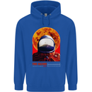 Fire Hazard Too Hot to Handle Astronaut Space Childrens Kids Hoodie Royal Blue
