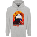 Fire Hazard Too Hot to Handle Astronaut Space Childrens Kids Hoodie Sports Grey