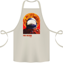 Fire Hazard Too Hot to Handle Astronaut Space Cotton Apron 100% Organic Natural