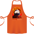 Fire Hazard Too Hot to Handle Astronaut Space Cotton Apron 100% Organic Orange