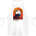 Fire Hazard Too Hot to Handle Astronaut Space Cotton Apron 100% Organic White