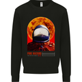 Fire Hazard Too Hot to Handle Astronaut Space Kids Sweatshirt Jumper Black