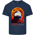 Fire Hazard Too Hot to Handle Astronaut Space Kids T-Shirt Childrens Navy Blue
