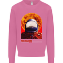 Fire Hazard Too Hot to Handle Astronaut Space Mens Sweatshirt Jumper Azalea