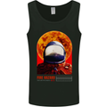 Fire Hazard Too Hot to Handle Astronaut Space Mens Vest Tank Top Black