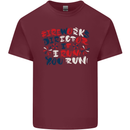 Fireworks Director Funny Bonfire Night July 4th Mens Cotton T-Shirt Tee Top Maroon