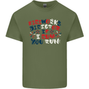 Fireworks Director Funny Bonfire Night July 4th Mens Cotton T-Shirt Tee Top Military Green