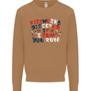 Fireworks Director Funny Bonfire Night July 4th Mens Sweatshirt Jumper Caramel Latte