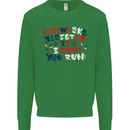 Fireworks Director Funny Bonfire Night July 4th Mens Sweatshirt Jumper Irish Green