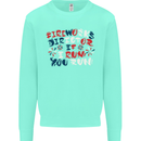 Fireworks Director Funny Bonfire Night July 4th Mens Sweatshirt Jumper Peppermint