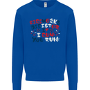 Fireworks Director Funny Bonfire Night July 4th Mens Sweatshirt Jumper Royal Blue
