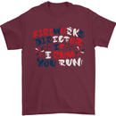 Fireworks Director Funny Bonfire Night July 4th Mens T-Shirt 100% Cotton Maroon