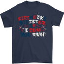 Fireworks Director Funny Bonfire Night July 4th Mens T-Shirt 100% Cotton Navy Blue