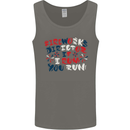 Fireworks Director Funny Bonfire Night July 4th Mens Vest Tank Top Charcoal
