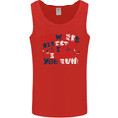 Fireworks Director Funny Bonfire Night July 4th Mens Vest Tank Top Red