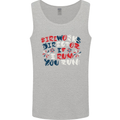 Fireworks Director Funny Bonfire Night July 4th Mens Vest Tank Top Sports Grey
