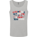 Fireworks Director Funny Bonfire Night July 4th Mens Vest Tank Top Sports Grey