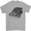 Fisherman Tackle Box Fishing Mens T-Shirt 100% Cotton Sports Grey