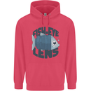 Fisheye Lens Funny Photography Photographer Childrens Kids Hoodie Heliconia