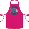 Fisheye Lens Funny Photography Photographer Cotton Apron 100% Organic Pink