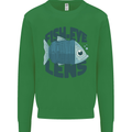 Fisheye Lens Funny Photography Photographer Kids Sweatshirt Jumper Irish Green