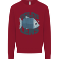 Fisheye Lens Funny Photography Photographer Kids Sweatshirt Jumper Red