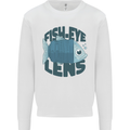Fisheye Lens Funny Photography Photographer Kids Sweatshirt Jumper White