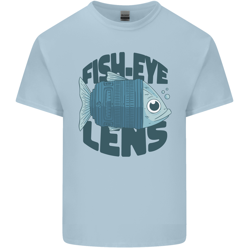 Fisheye Lens Funny Photography Photographer Kids T-Shirt Childrens Light Blue