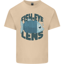 Fisheye Lens Funny Photography Photographer Mens Cotton T-Shirt Tee Top Sand
