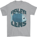 Fisheye Lens Funny Photography Photographer Mens T-Shirt 100% Cotton Sports Grey