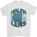 Fisheye Lens Funny Photography Photographer Mens T-Shirt 100% Cotton White