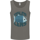 Fisheye Lens Funny Photography Photographer Mens Vest Tank Top Charcoal