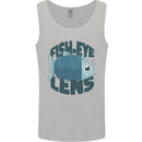 Fisheye Lens Funny Photography Photographer Mens Vest Tank Top Sports Grey