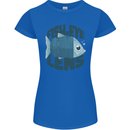 Fisheye Lens Funny Photography Photographer Womens Petite Cut T-Shirt Royal Blue