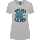 Fisheye Lens Funny Photography Photographer Womens Wider Cut T-Shirt Sports Grey