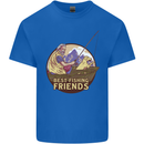 Fishing Dog Fisherman's Best Friend Kids T-Shirt Childrens Royal Blue
