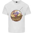 Fishing Dog Fisherman's Best Friend Kids T-Shirt Childrens White