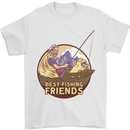 Fishing Dog Fisherman's Best Friend Mens T-Shirt 100% Cotton White