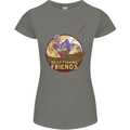Fishing Dog Fisherman's Best Friend Womens Petite Cut T-Shirt Charcoal