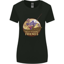 Fishing Dog Fisherman's Best Friend Womens Wider Cut T-Shirt Black