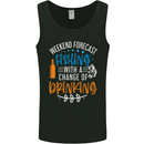 Fishing Forecast Funny Beer Fisherman 2 Mens Vest Tank Top Black