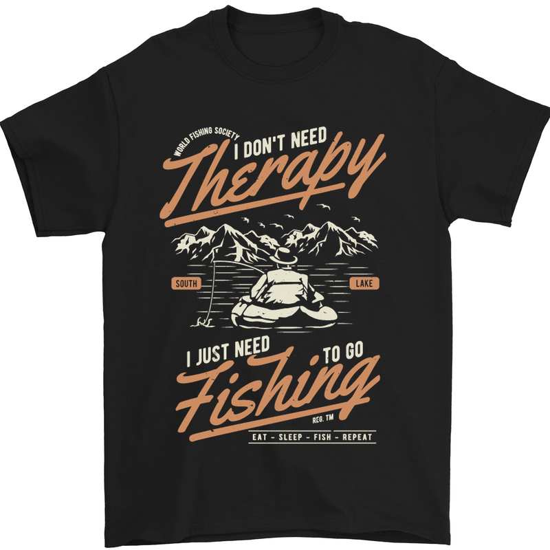 a black t - shirt that says i don't need therapy i just need